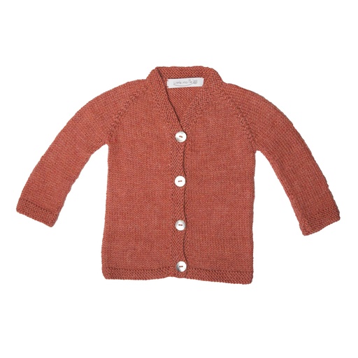 Cardigan enfant pamplemousse