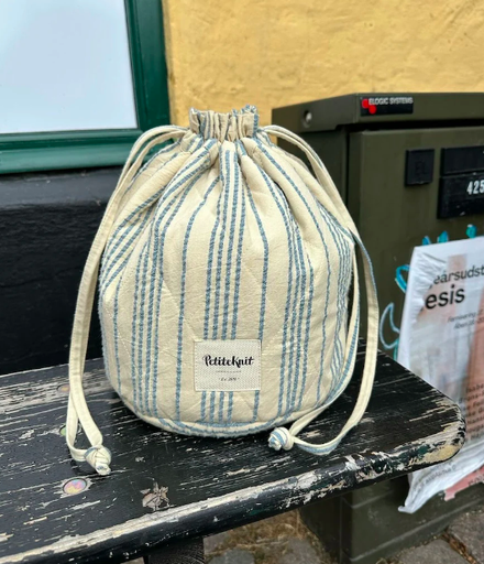 Petite Knit - sac à ouvrage moyen Rayures